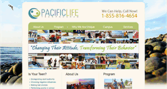 Desktop Screenshot of pacificlifeprogram.com